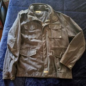 True Religion field military cargo jacket Rare!